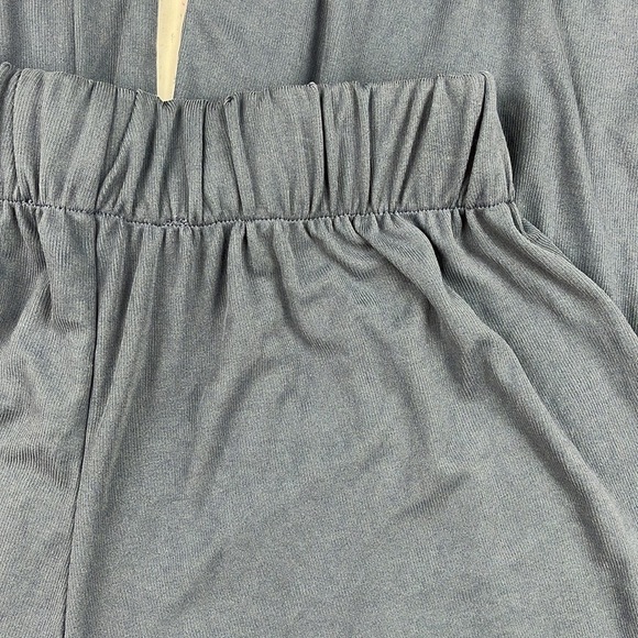 Audrey 3+1 Blue Modal Blend Pull On Wide Leg Boho Pants Womens Size S - Picture 7 of 13